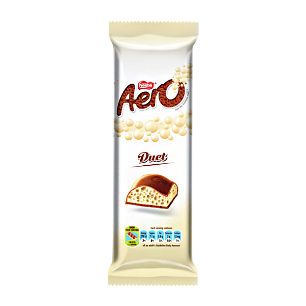 Nestle Aero Duet Milt Chocolate 85g