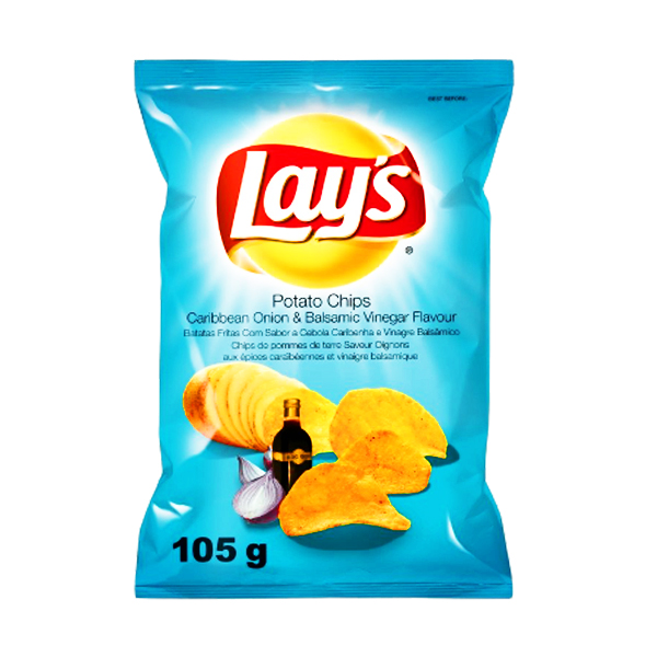 Lays Caribbean Onion &Balsamic Vinegar 105g
