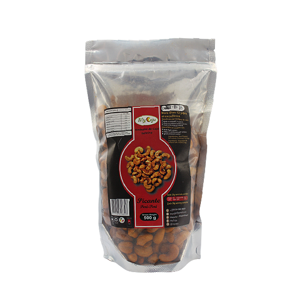 Amendoa Caju Inteiro Picante 500Gr
