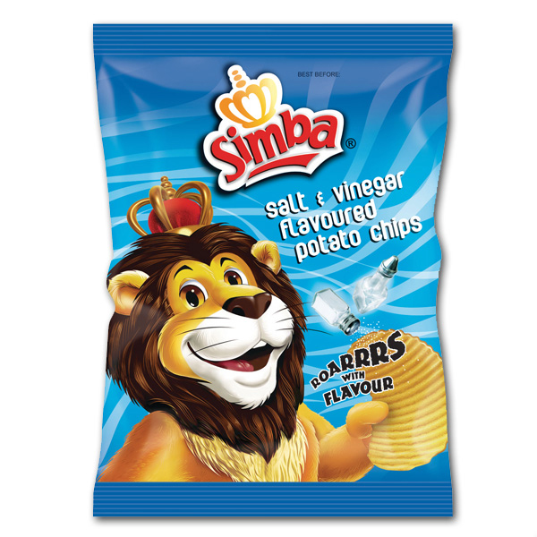 Simba Salt & Vinagre 125Gr