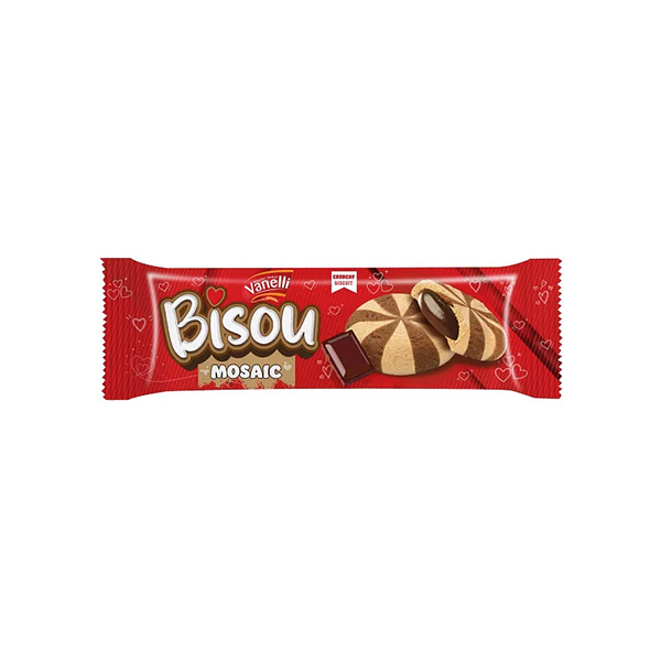 Vanelli Bisou Mosaic Cocoa Cookies 24g