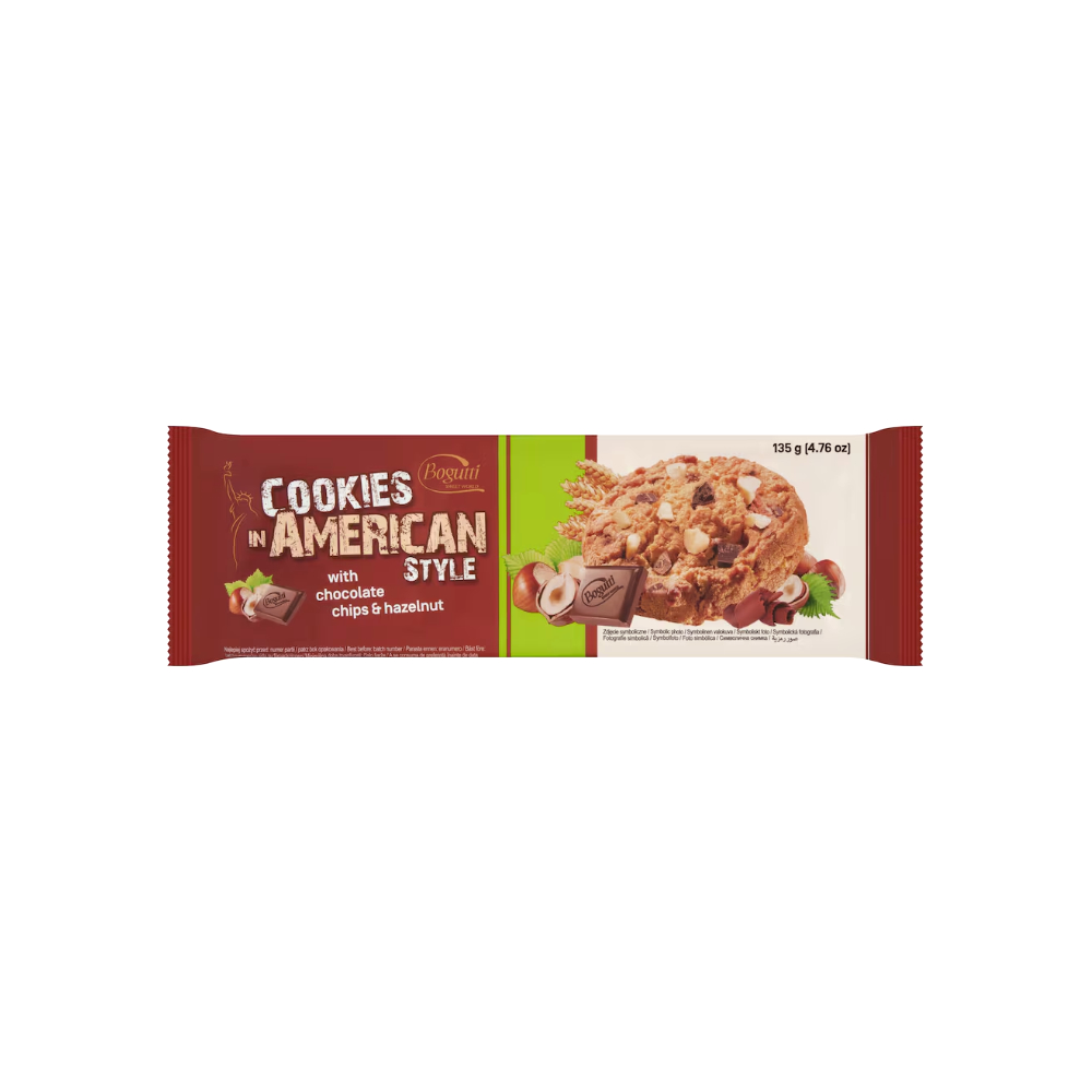 American Cookies Chocolate & Hazelnut 135g