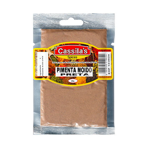 Cassilas Pimenta Moido Preta 20g