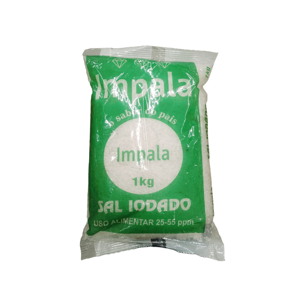 Sal Impala 1kg Fino/Grosso