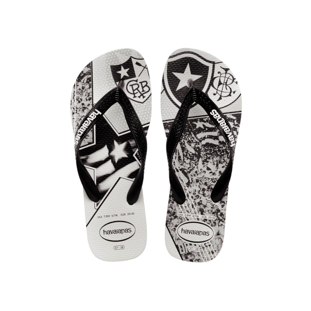 Havaianas Top Times Botafogo 0001 Branco M0 33-44