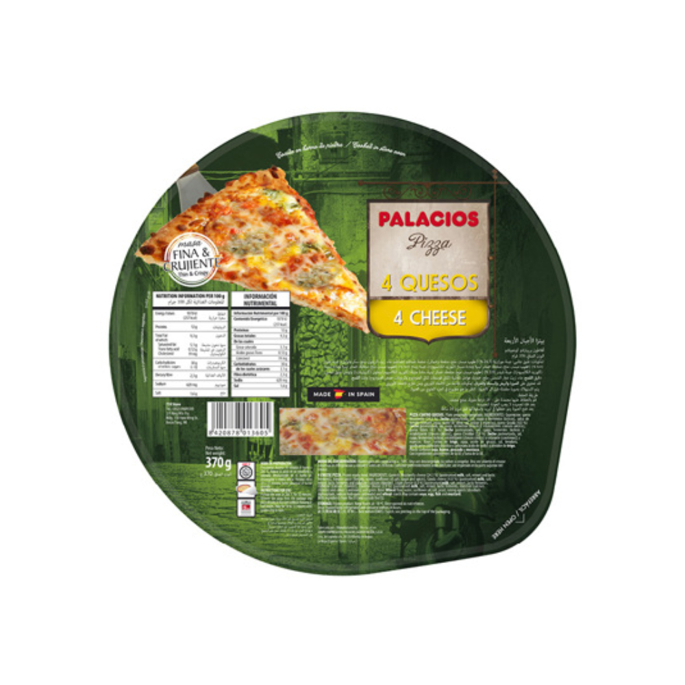Palacios Pizza 4 Quesos Micro 350g