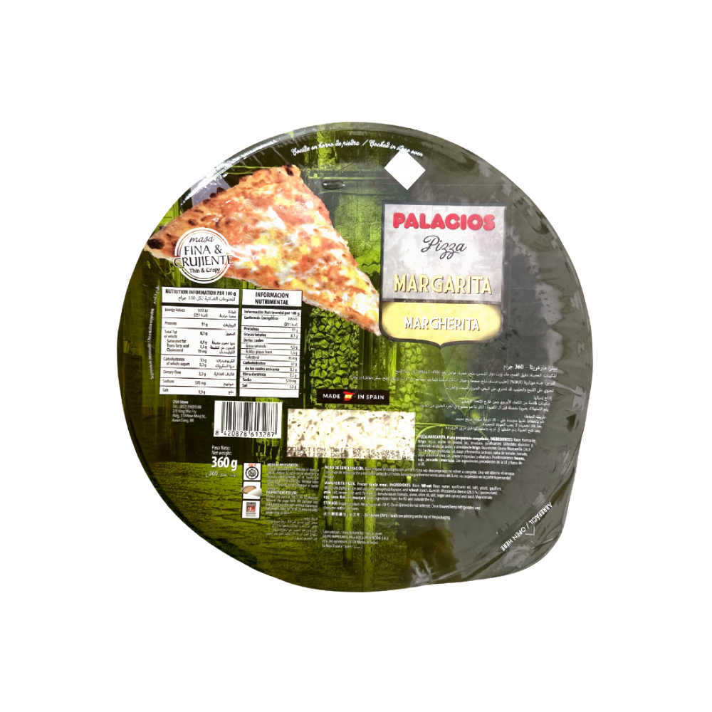 Palacios Pizza Margarita 360g
