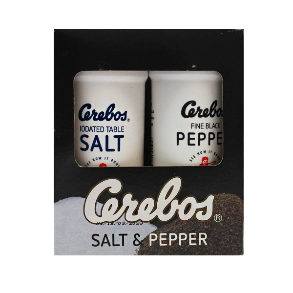Cerebos Salt And Pepper 175Gr
