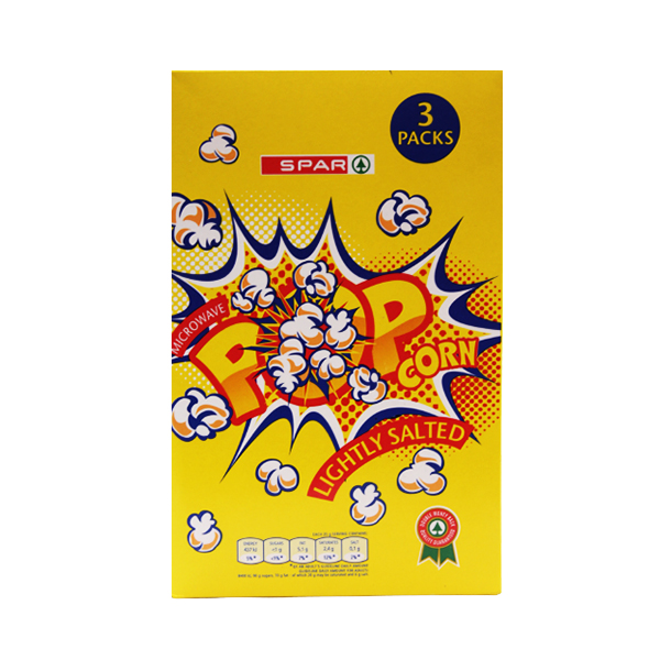 Spar Popcorn Ligh.salted 3X100g