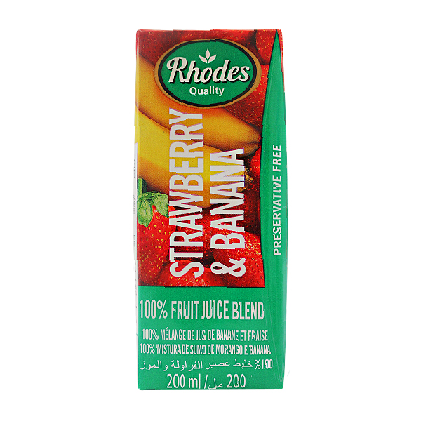 Rhodes Morango E Banana 200ml