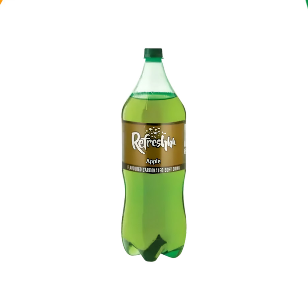 Refreshhh Soft Drink Apple 2L