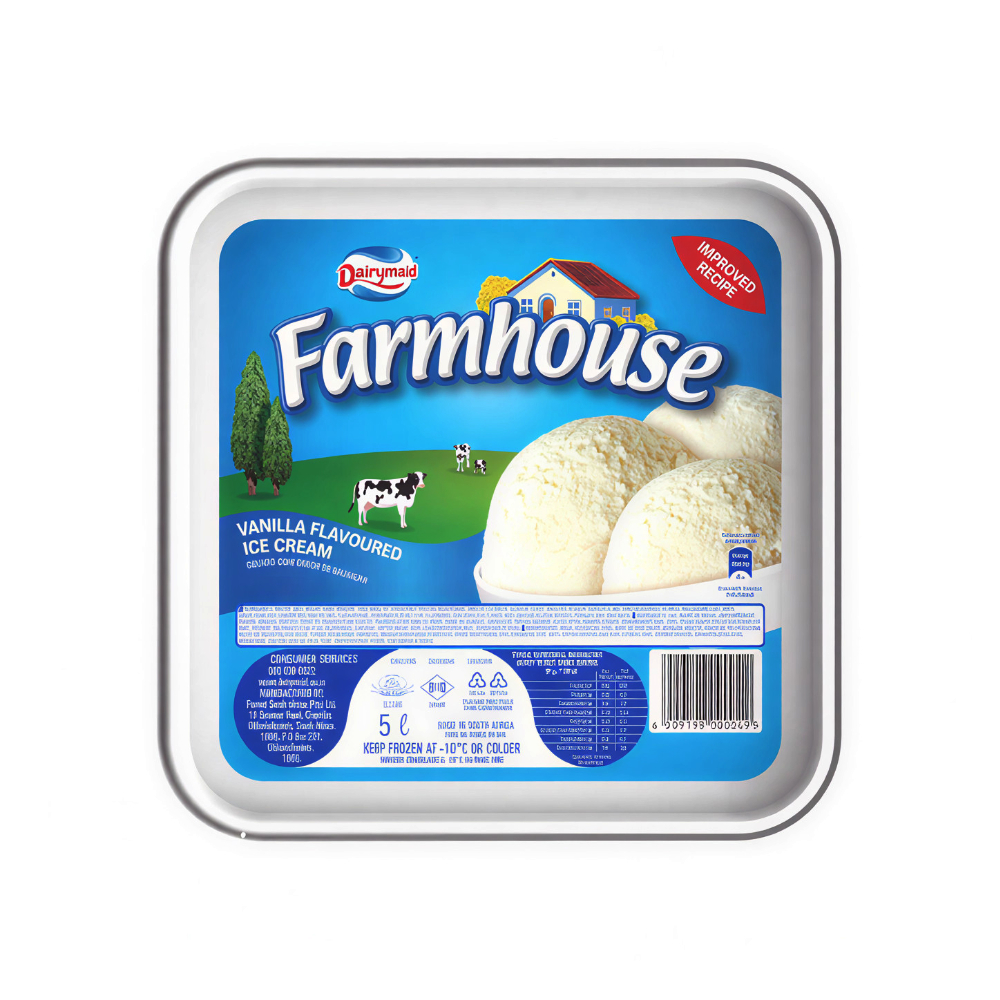 Farmhouse Ice Cream Vanilla 5L