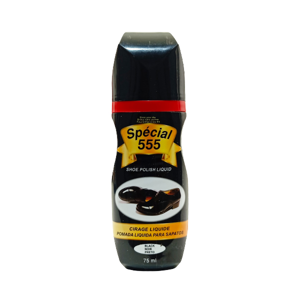 Pomada Liquida Para Sapatos Special 555 Preta 75ml