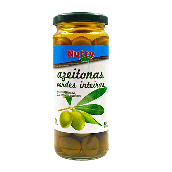 Nutry Azeitonas Verde Inteiras 320g