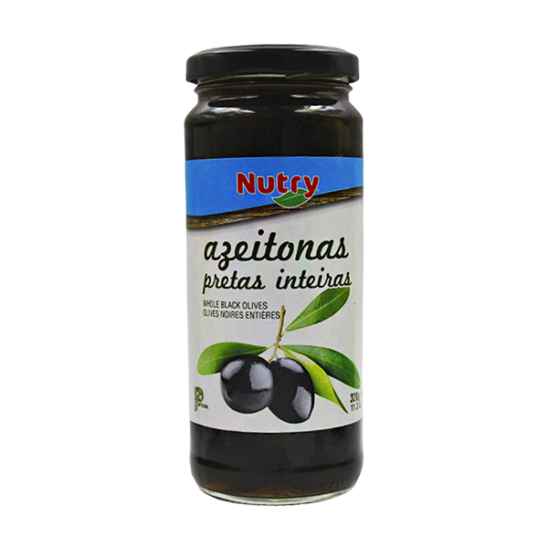 Nutry Azeitonas Pretas Inteiras 320g