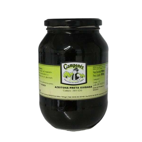 Campones Azeitonas Preta Oxidada 830Gr