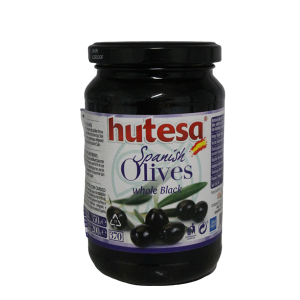 Hutesa Azeitonas Pretas Nat370Gr