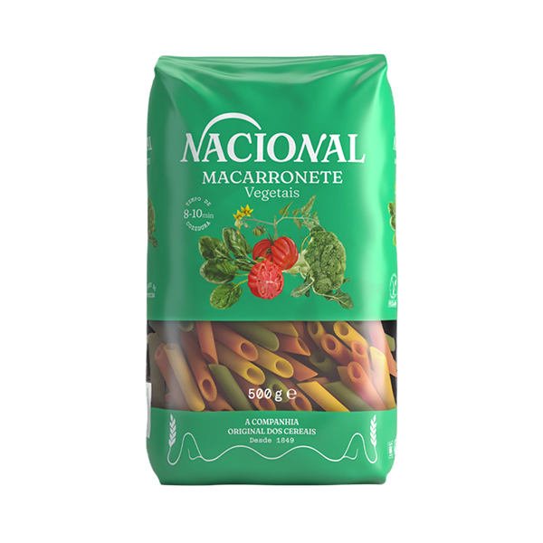 Massa Nacional 500g Espirais Com Vegetais