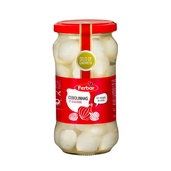 Ferbar Pikles Cebolinhas 345Gr
