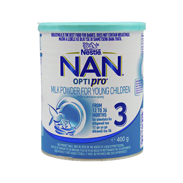 Nestle Leite Nan 3 Opt Milk Powder 12 Meses 400g