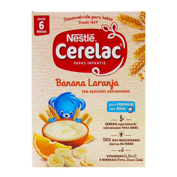 Cerelac Nestle 250g Banana/Laranja