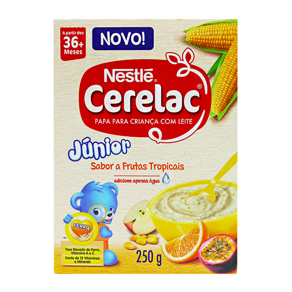 Cerelac Nestle 250g Frutas Tropicais Júnior