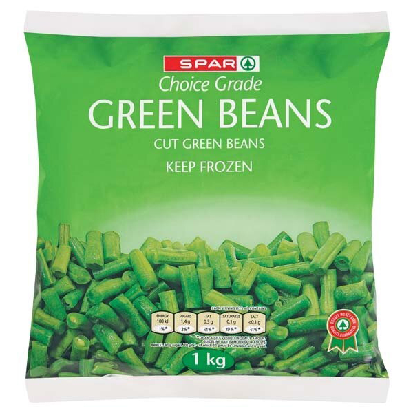 Spar Green Beans Cut 1kg