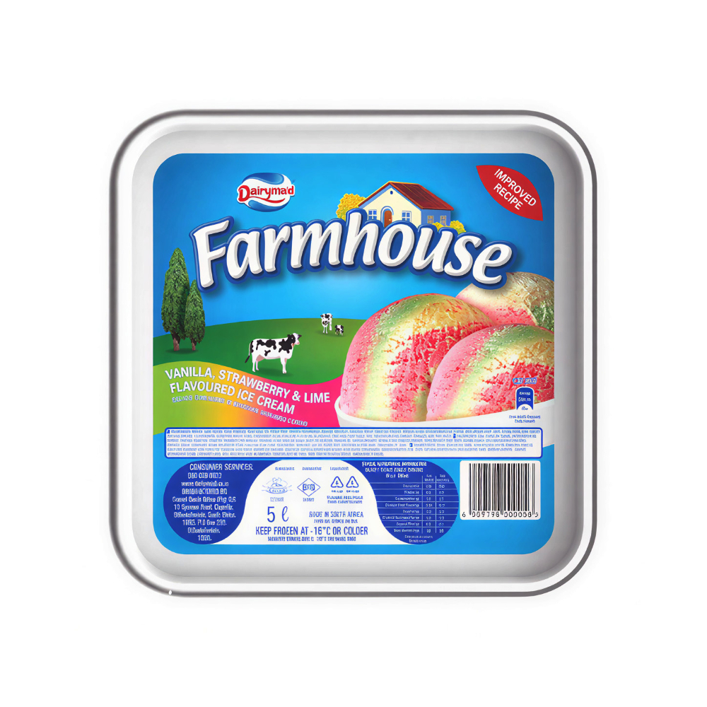 Farmhouse Rainbow Ice Cream 5L