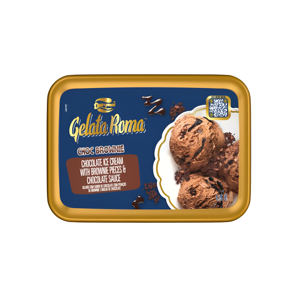 Gelata Ice Cream Choc Brownie 1.5L
