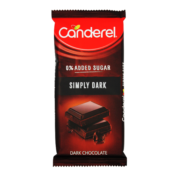 Canderel Chocolate 0%Sugar Simply Dark 100g