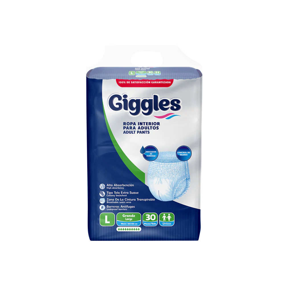 Giggles Fraldas Cueca Adulto L