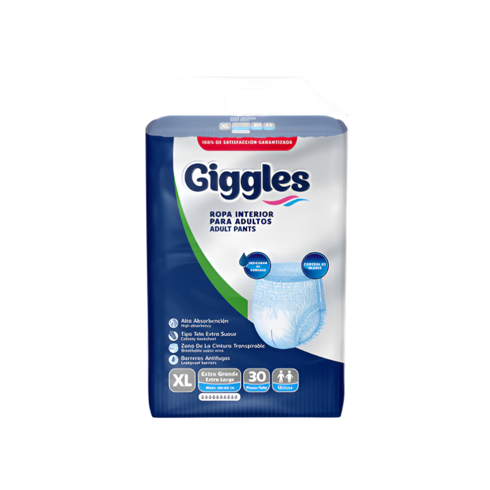 Giggles Fraldas Cueca Adulto Xl
