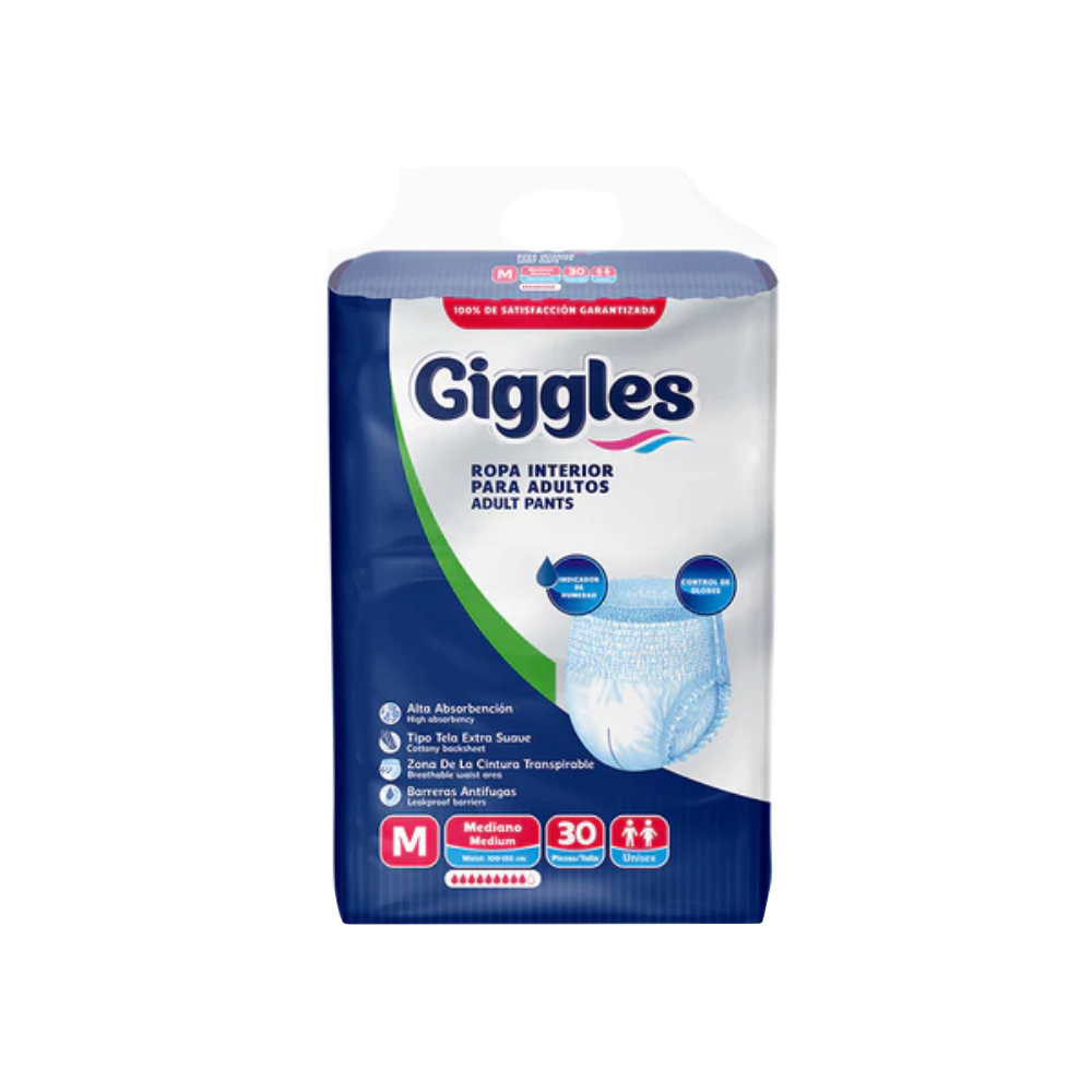 Giggles Fraldas Cueca Adulto M