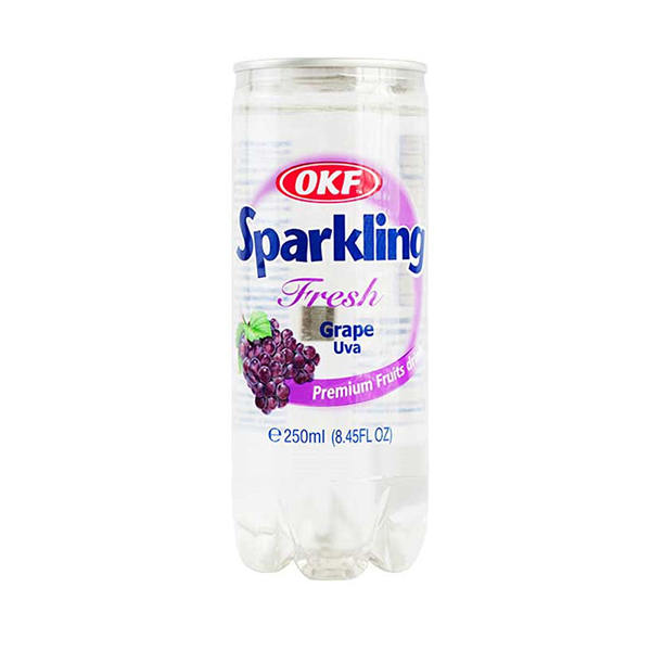 Okf Sparkling Drink Fresh Grape 250ml