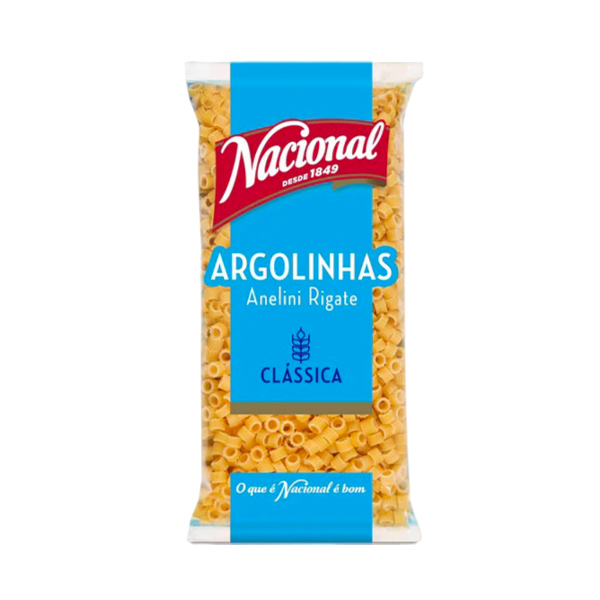 Nacional Massa Argolinhas 250Gr