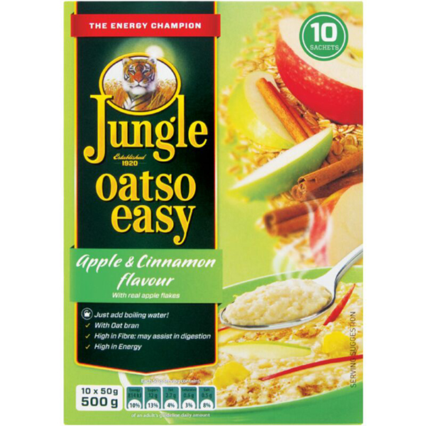 Jungle Oats Easy 500g Mix-Apple Cinnamon