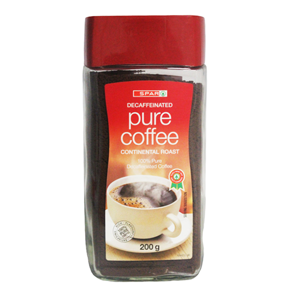 Spar Pure Coffee Decaffieinated 200g