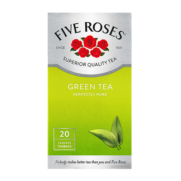 Five Roses Cha Green Tea 20Pc