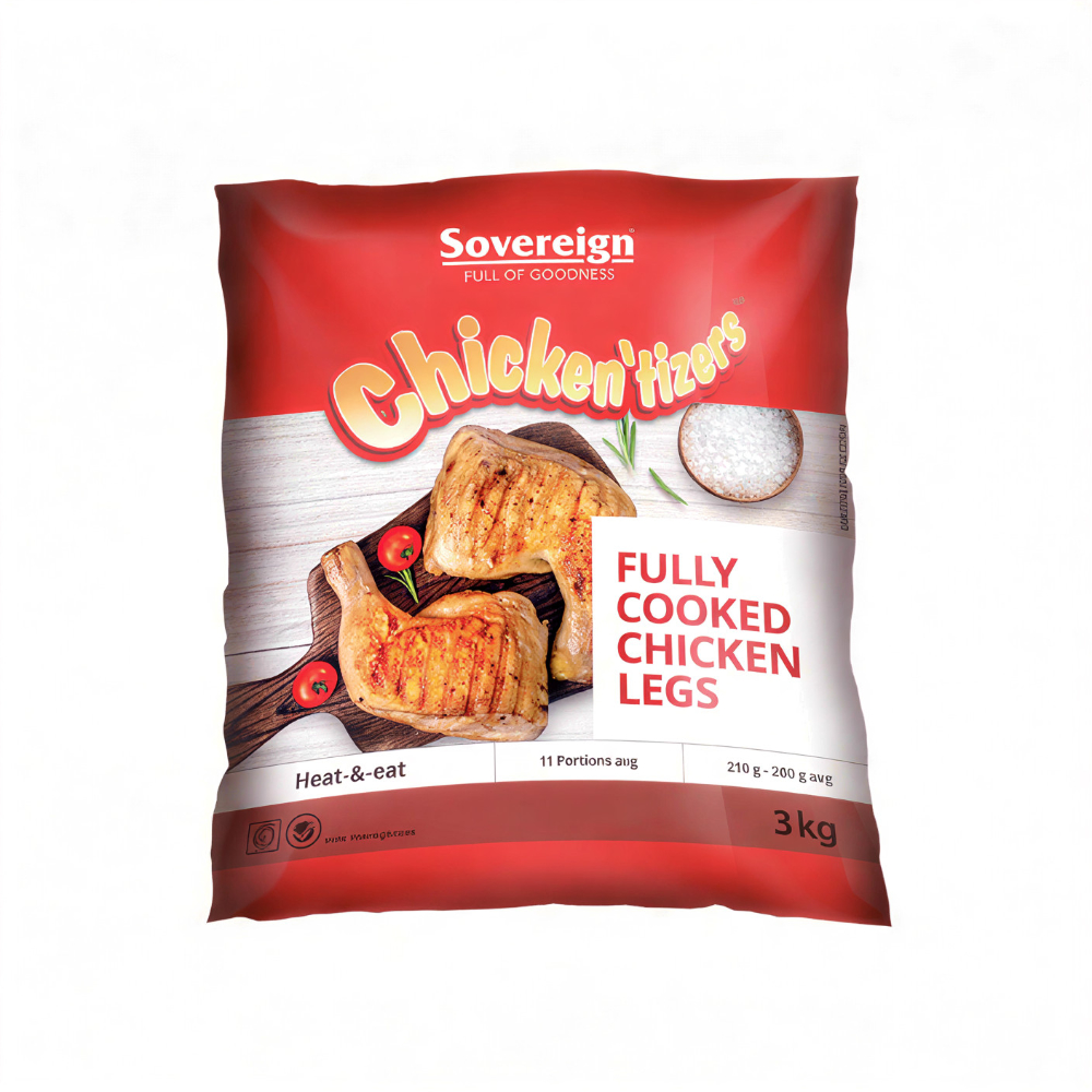 Iqf Pre-Cooked Chicken Legs 210g