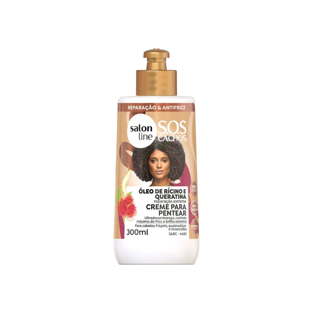 Creme Salon Line 300ml De Pentear To De Cachos Mix -Babosa