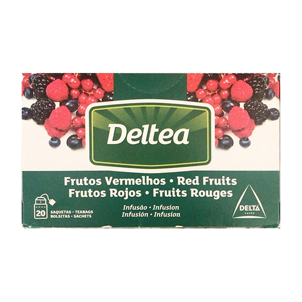 Deltea Cha Frutas Vermelhas 20 Saquetas