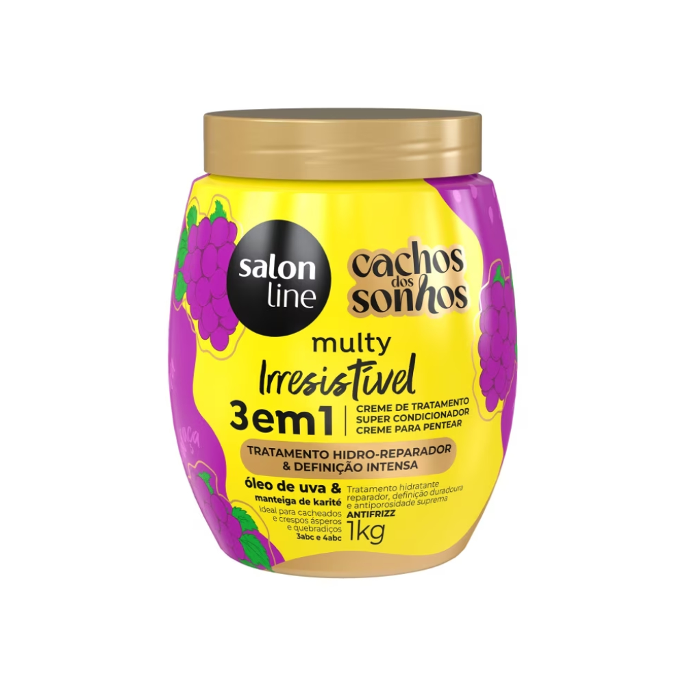 Salon Line Cachos Dos Sonhos Irresistivel 3Em1 1kg