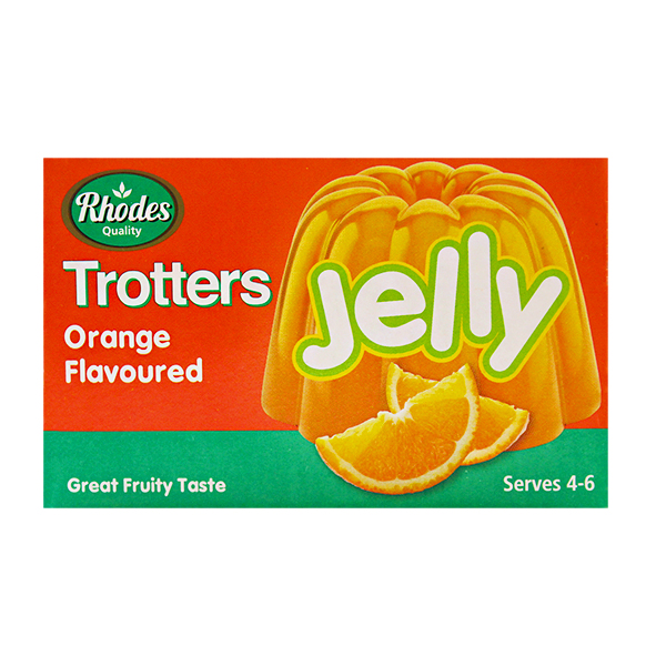 Rhodes Trotters Gelatina Laranja 40Gr