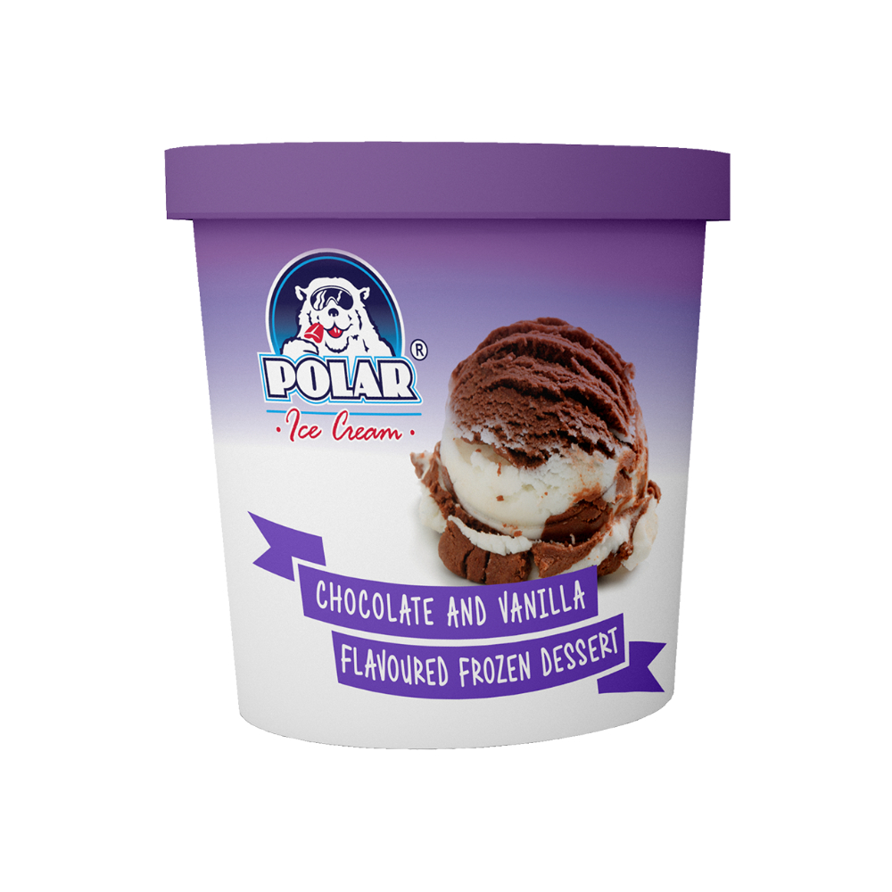 Polar Ice Cream Chocolate & Vanilla 500ml
