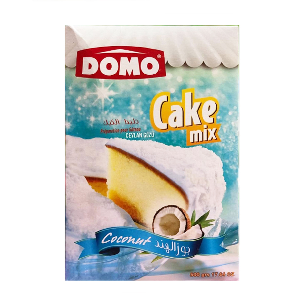 Domo Cake Mix Coconut 500Gr