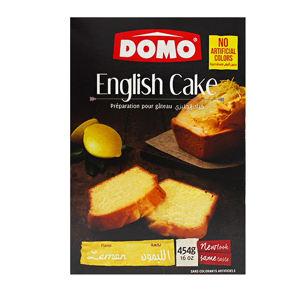 Domo English Cake Lemon 454Gr