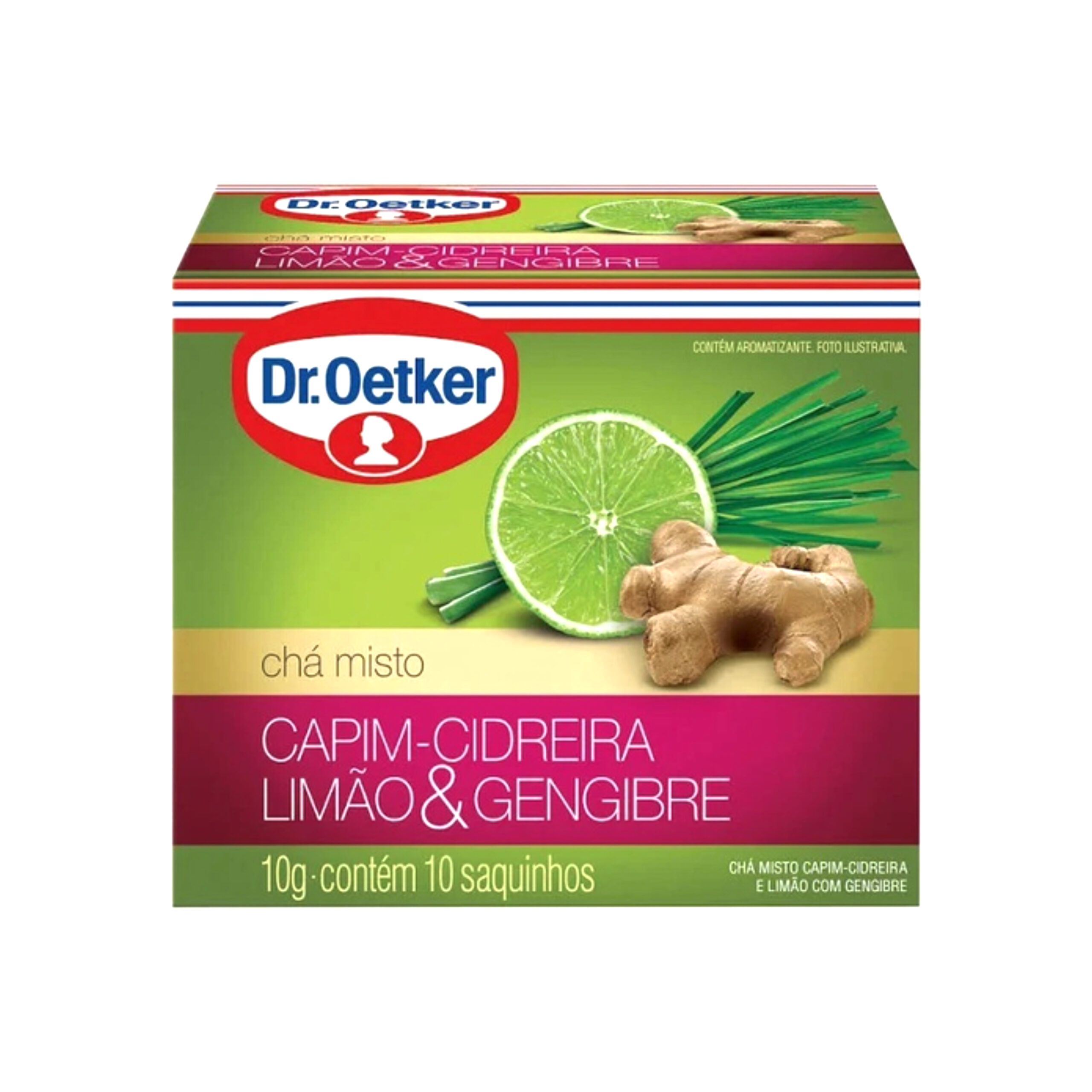 Dr.oetker Cha Capim Cidreira Limao Gengibre 10g