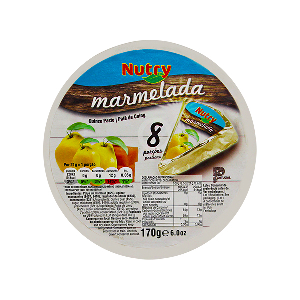 Nutry Marmelada 8 Porcoes 170g