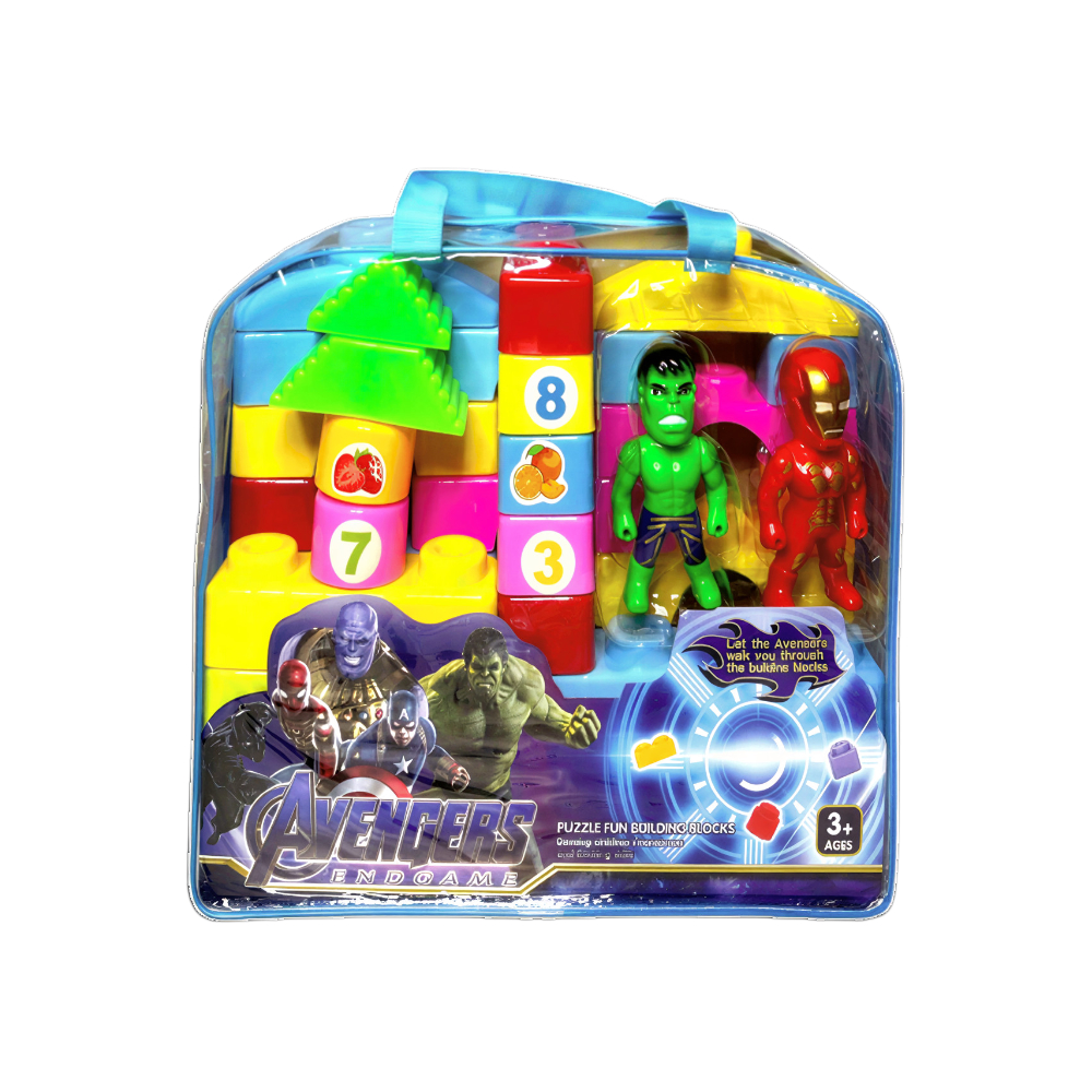 Avengers Puzzle Fun Building Blocks 3+Age 1’S