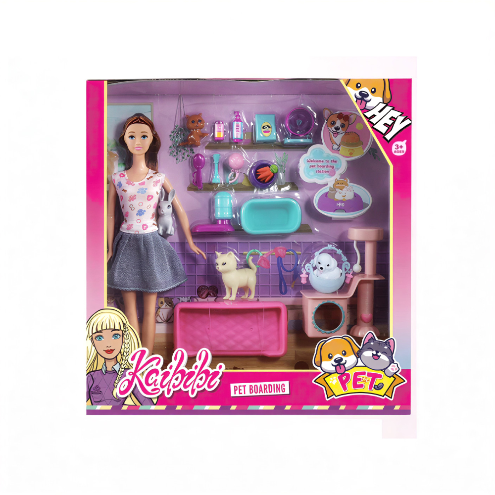 Kaibibi 11.5″Doll&&Accessories Pet Boarding 1’S